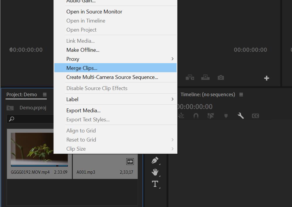 Cara Menyegerakkan Audio ke Video dalam Adobe Premiere