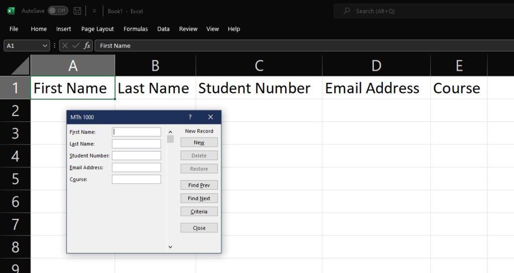 Excel-formulieren maken voor spreadsheets voor gegevensinvoer