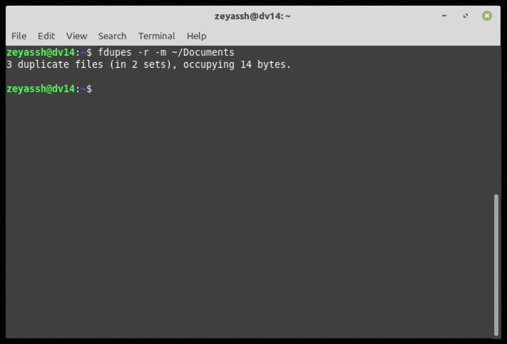 fdupesを使用してLinuxで重複ファイルを見つけて削除する方法