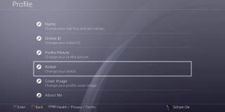 Jak zmienić awatar profilu PS4?