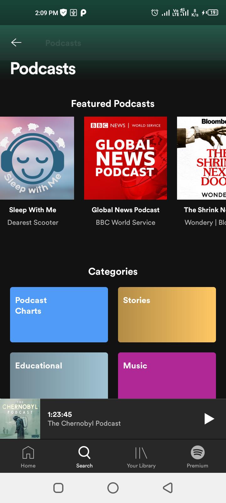 Cómo buscar, seguir y descargar podcasts en Spotify