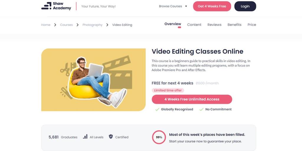 Cele mai bune 9 cursuri online de editare video