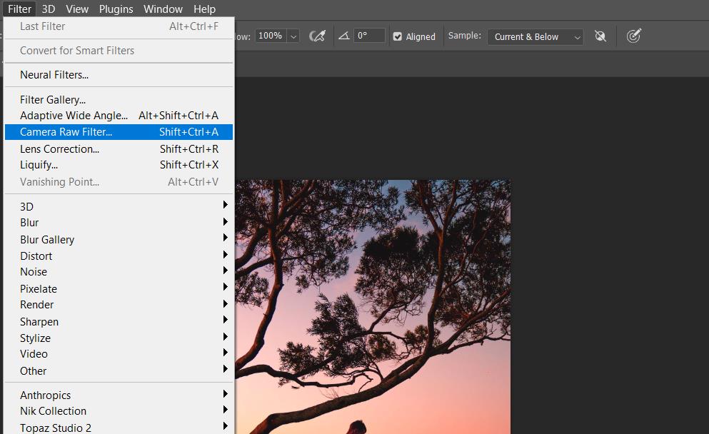 Cách sử dụng Adobe Camera Raw làm đối tượng thông minh trong Photoshop