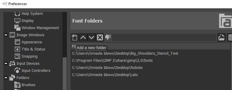 Come aggiungere caratteri a GIMP (download e installazione)
