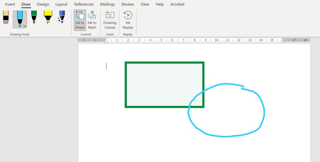 Cómo dibujar con herramientas de lápiz en Microsoft Word