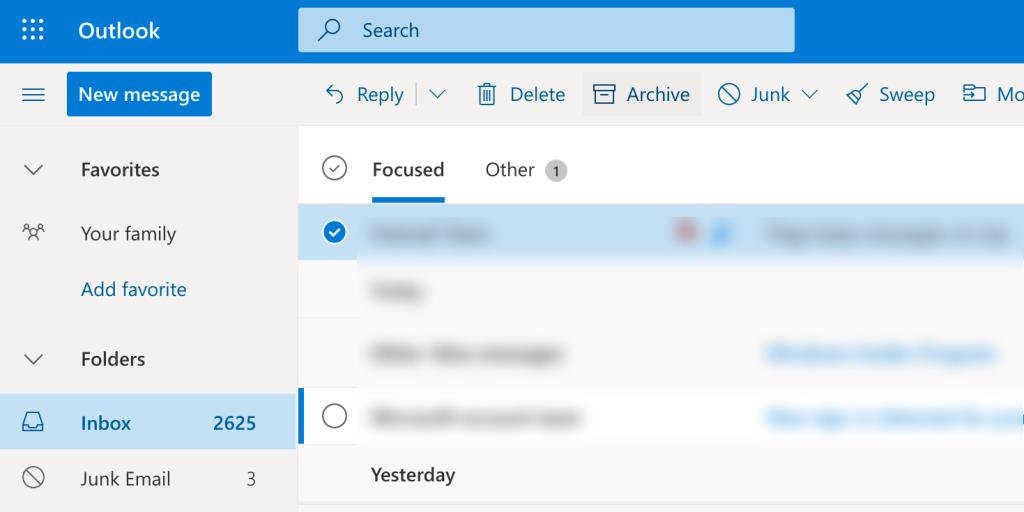 So archivieren Sie E-Mails in Outlook