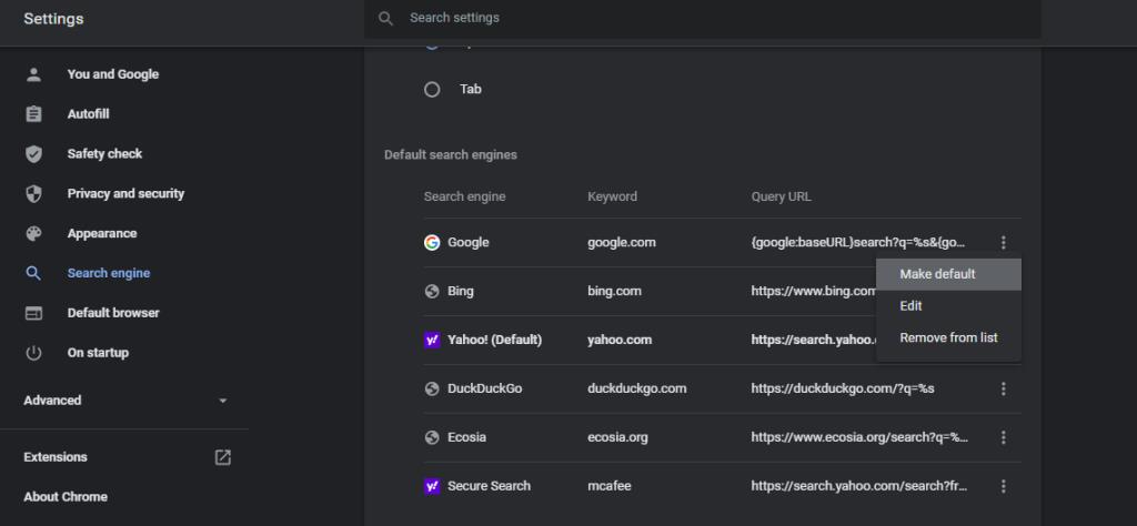 7 Möglichkeiten, Yahoos Search Engine aus Chrome zu entfernen