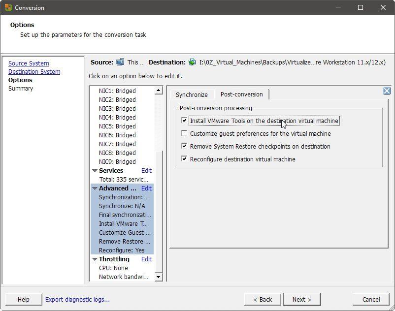 VMWares vCenter Converter 독립 실행형을 사용하여 Windows를 VM으로 복제