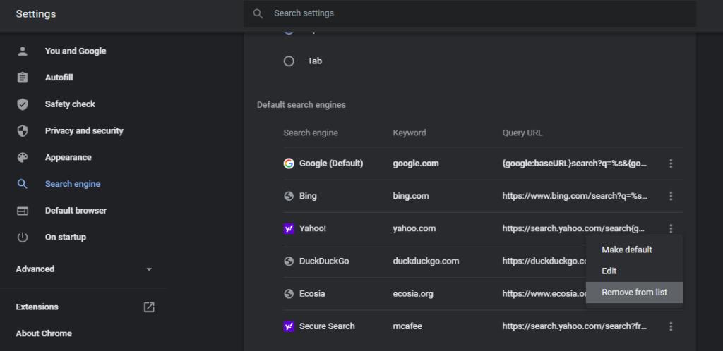 7 Möglichkeiten, Yahoos Search Engine aus Chrome zu entfernen