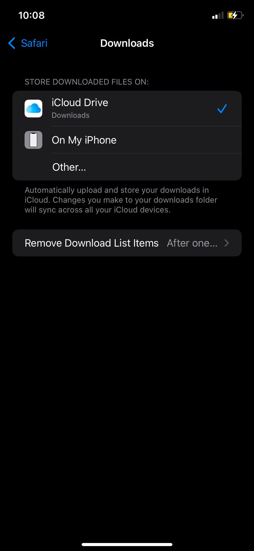Como alterar o local de download do Safari em seu iPhone