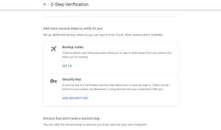 Como configurar códigos de autenticação de backup para sua conta do Google