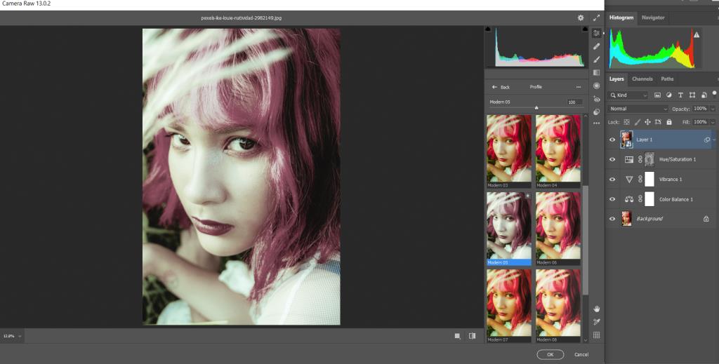 كيفية استخدام Adobe Camera Raw ككائن ذكي في Photoshop