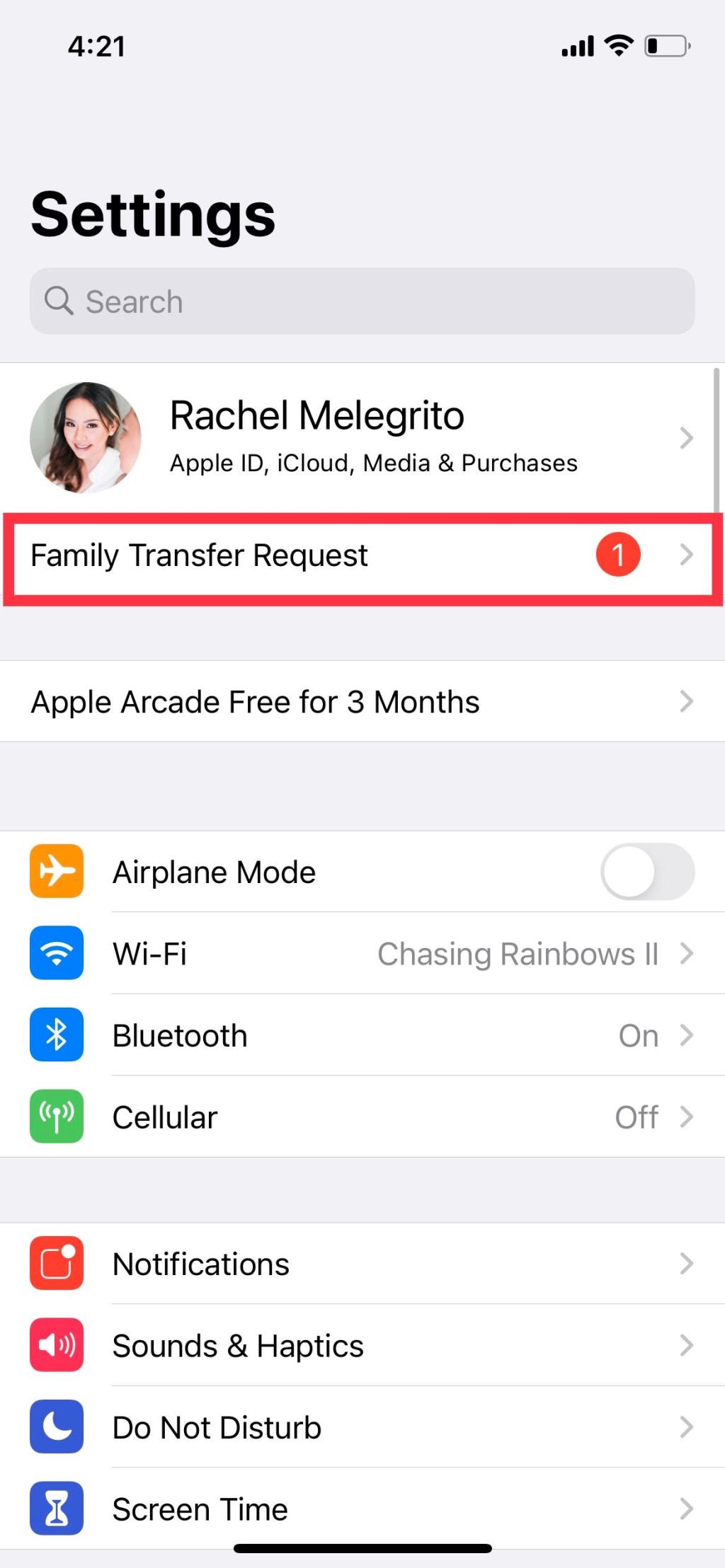 Cara Berhenti Menggunakan Perkongsian Keluarga Apple atau Alih Keluar Ahli Keluarga Lain