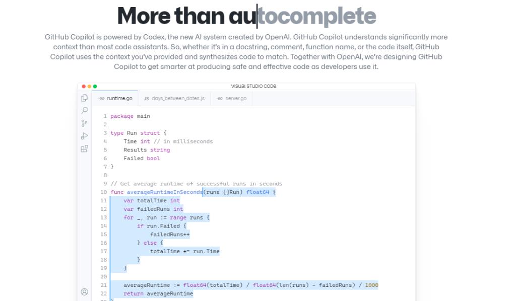 GitHub Copilot：編碼 AI