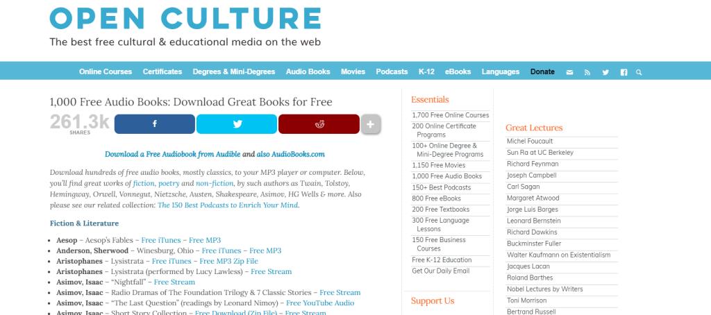 Die 8 besten Websites zum kostenlosen Herunterladen von Hörbüchern
