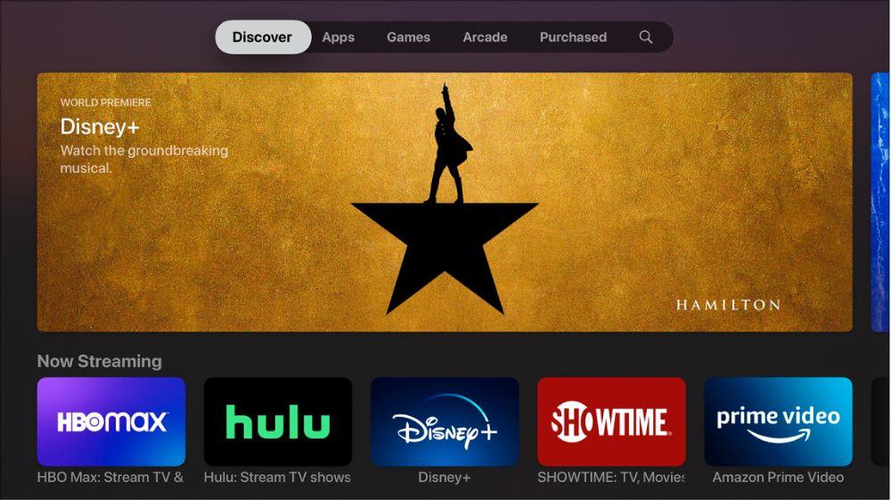 Apps downloaden op Apple TV