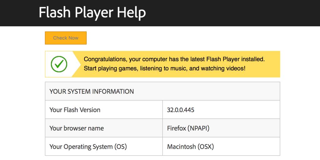 MacにAdobeFlashPlayerをダウンロードする方法