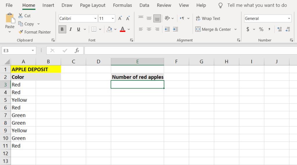 Cómo usar la función COUNTIF y COUNTIFS en Excel