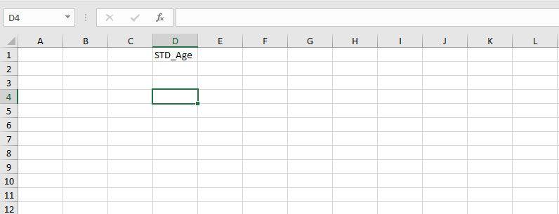 Come calcolare la deviazione standard in Excel