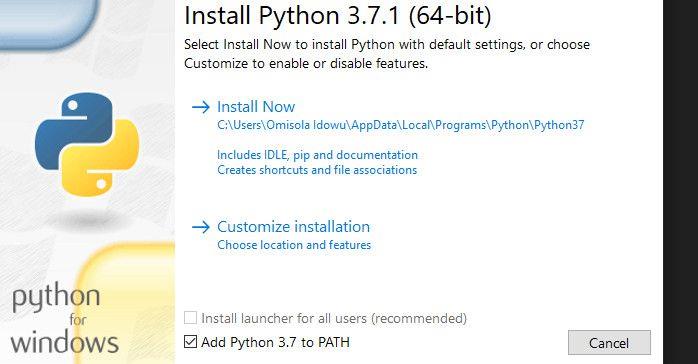 วิธีเพิ่ม Python ให้กับตัวแปร Windows PATH