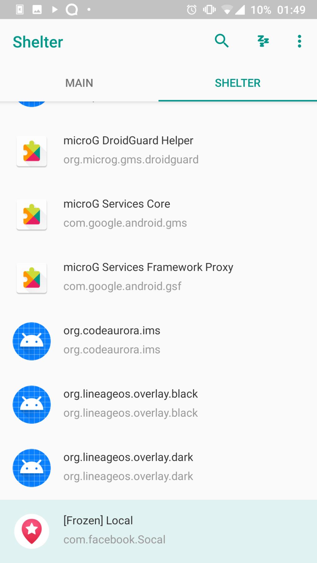 Cómo usar las aplicaciones Shelter to Sandbox en Android