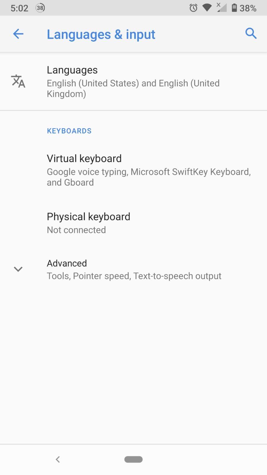كيفية إزالة الكلمات التي تم تعلمها من لوحة مفاتيح Android