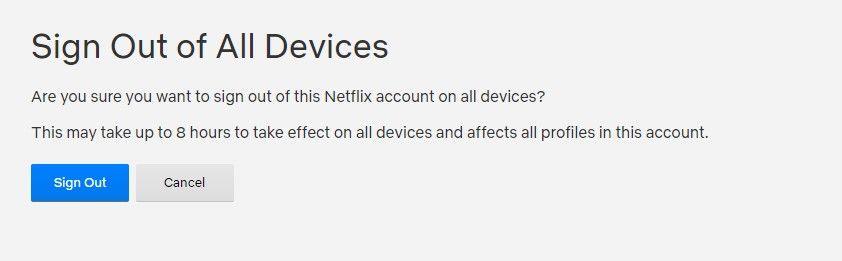 So melden Sie sich auf allen Ihren Geräten von Netflix ab