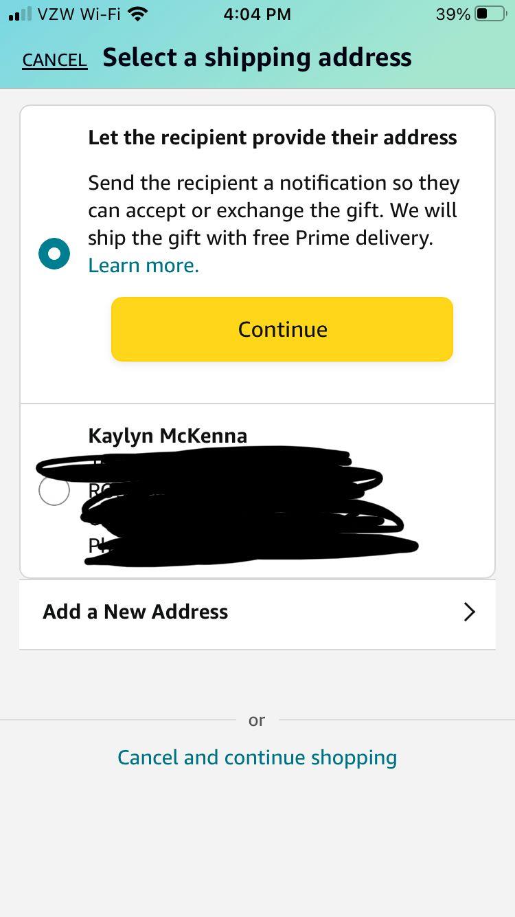 Jak wysłać prezent komuś na Amazon bez znajomości jego adresu?