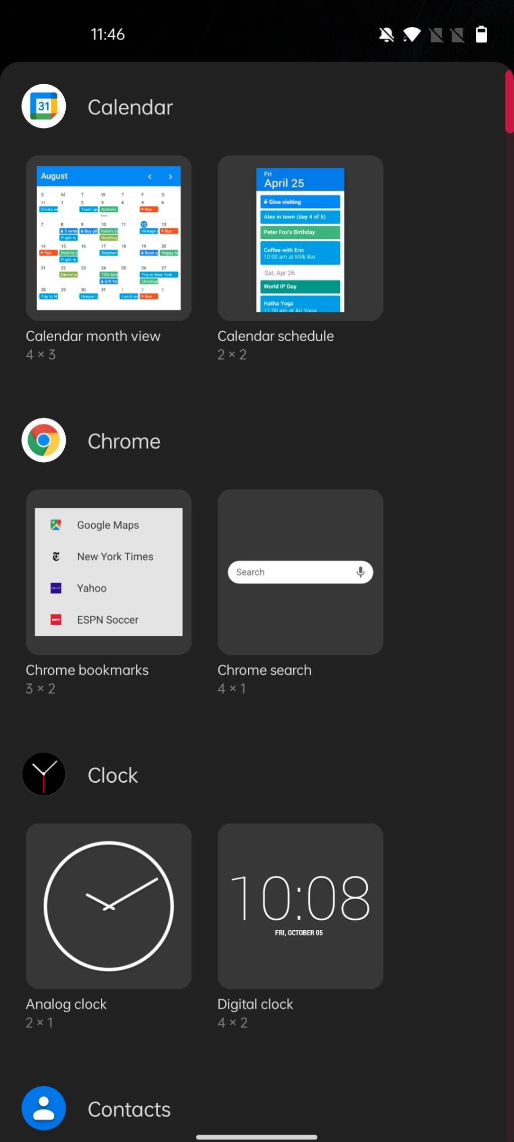 Como adicionar widgets no Android
