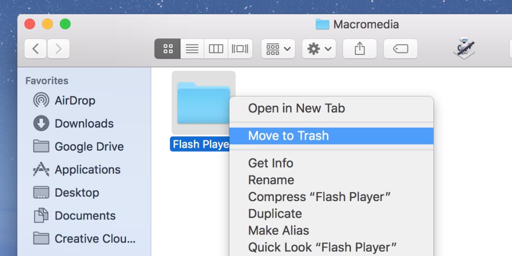 Cara Menyahpasang Flash pada Mac Anda