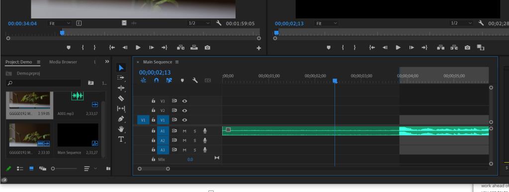 Cómo sincronizar audio con video en Adobe Premiere