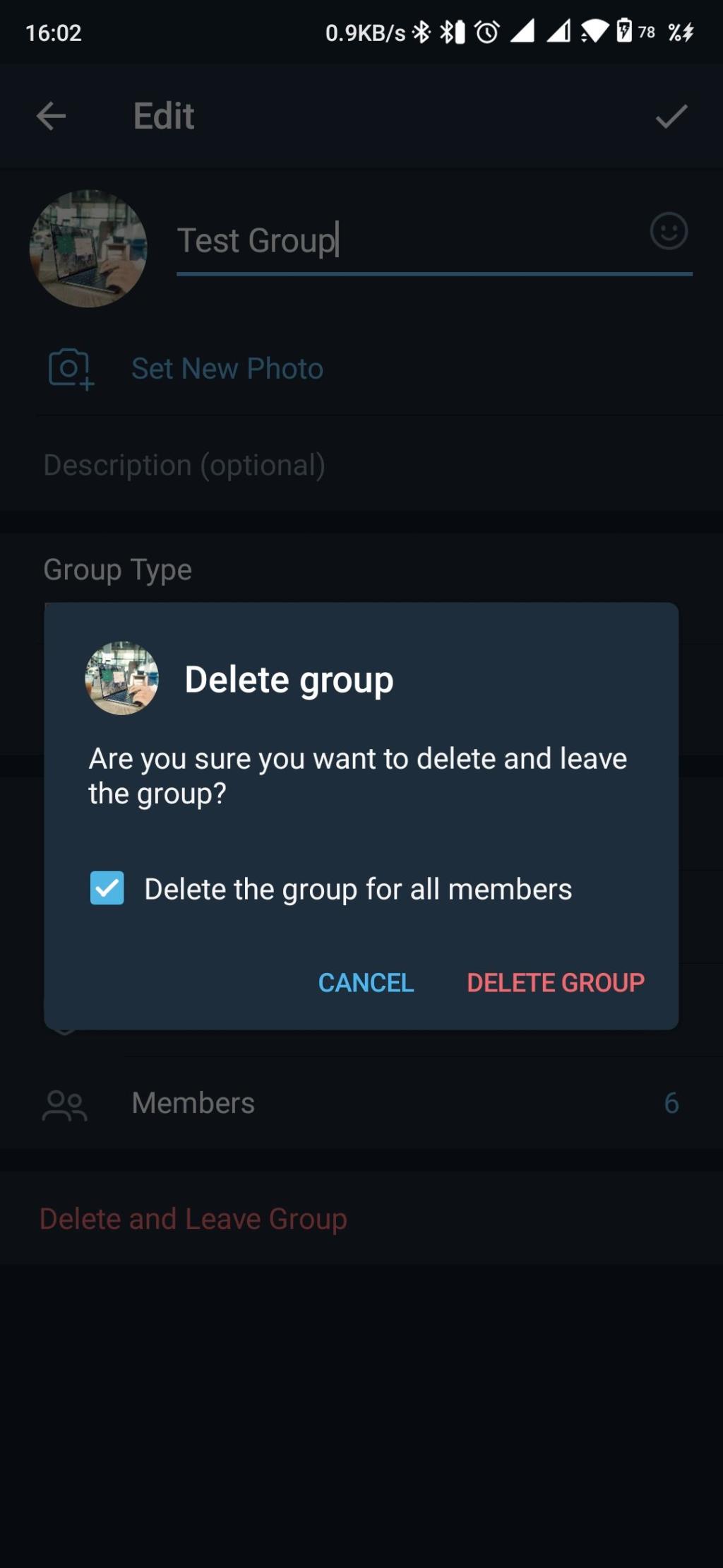 Come eliminare il tuo canale o gruppo Telegram