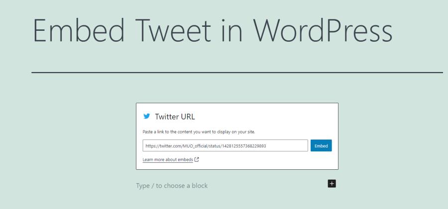 Cách nhúng Tweet vào bài viết WordPress của bạn
