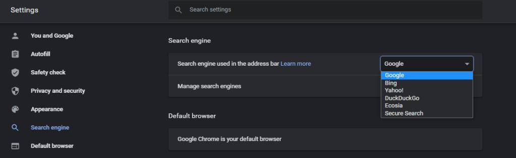 7 maneiras de remover o mecanismo de pesquisa Yahoos do Chrome
