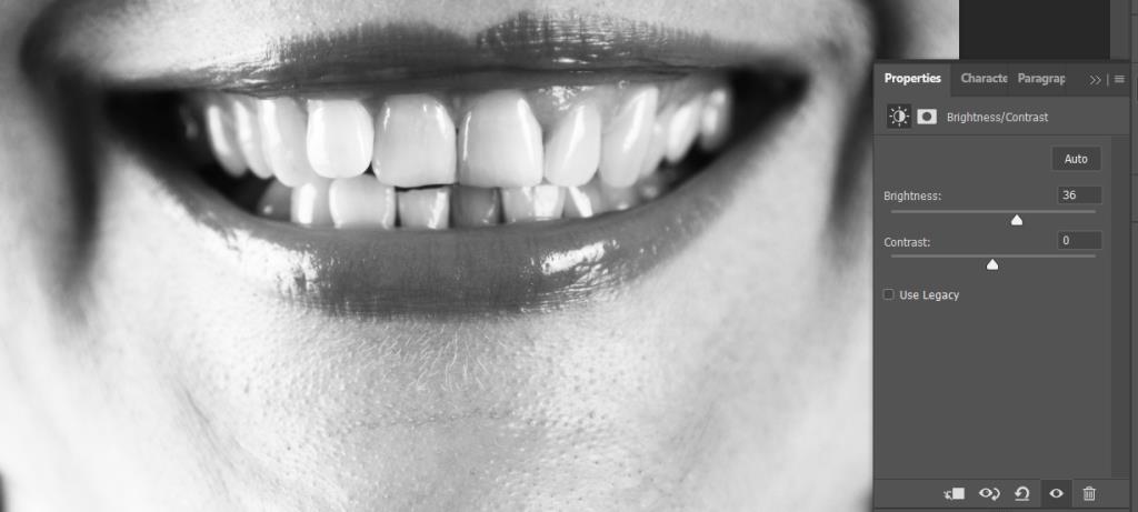 Tanden bleken in Photoshop: 3 eenvoudige methoden