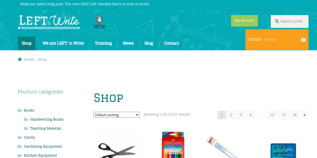 7 lojas online de produtos para canhotos