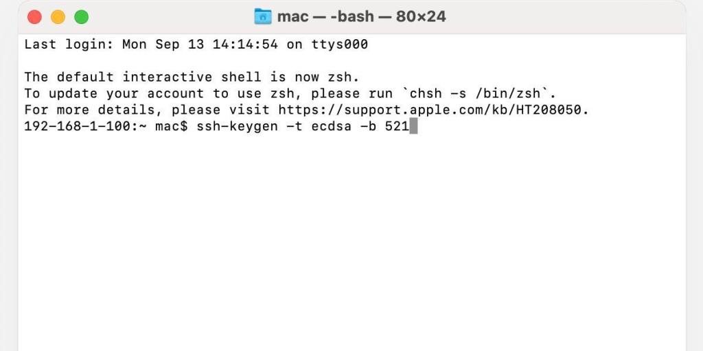วิธีใช้ SSH-Keygen เพื่อสร้างคีย์ SSH บน Mac
