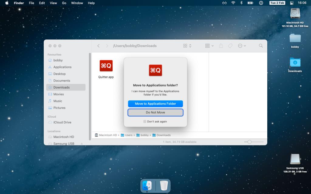تحكم في عادات تطبيق macOS مع Quitter
