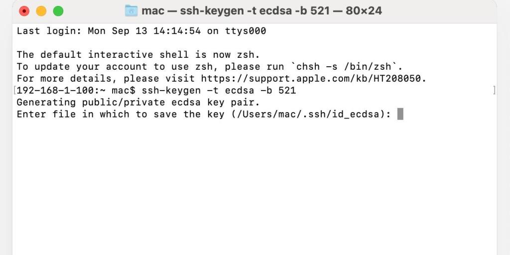 SSH-Keygen을 사용하여 Mac에서 SSH 키를 생성하는 방법