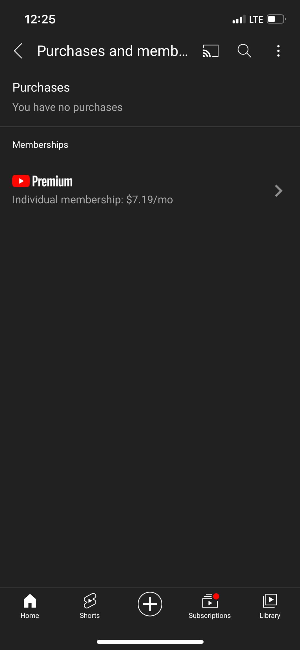 Cách hủy YouTube Premium