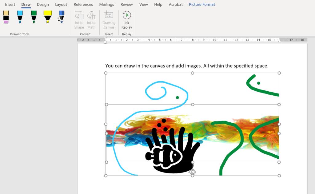 MicrosoftWordでペンツールを使用して描画する方法