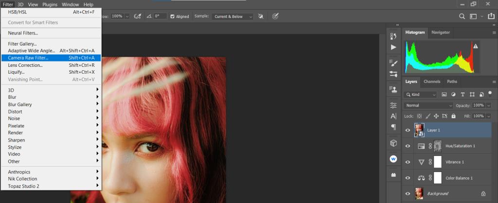 Cara Menggunakan Adobe Camera Raw sebagai Objek Pintar dalam Photoshop
