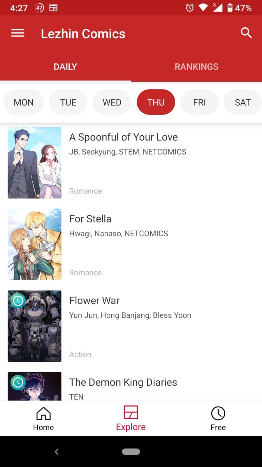 Os 5 melhores aplicativos Manhwa e Webtoons para Android e iPhone