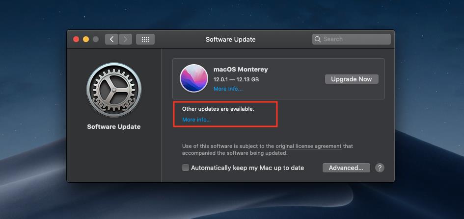 %@ 패키지가 없거나 잘못된 macOS Monterey 업그레이드 오류를 수정하는 방법