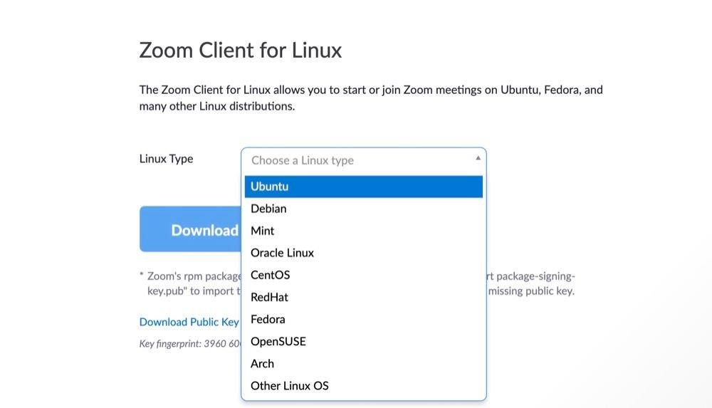 Linux에서 Zoom을 다운로드하고 설치하는 방법