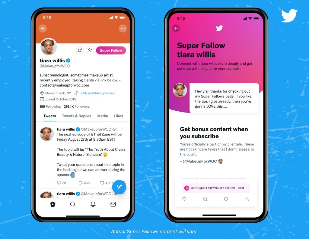 Che cos'è la nuova funzione Super Follow di Twitter?