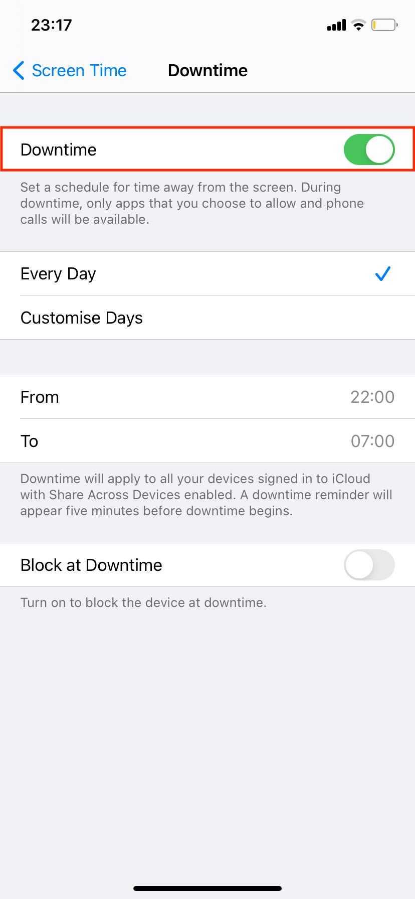 Come disattivare il tempo dello schermo su iPhone e Mac
