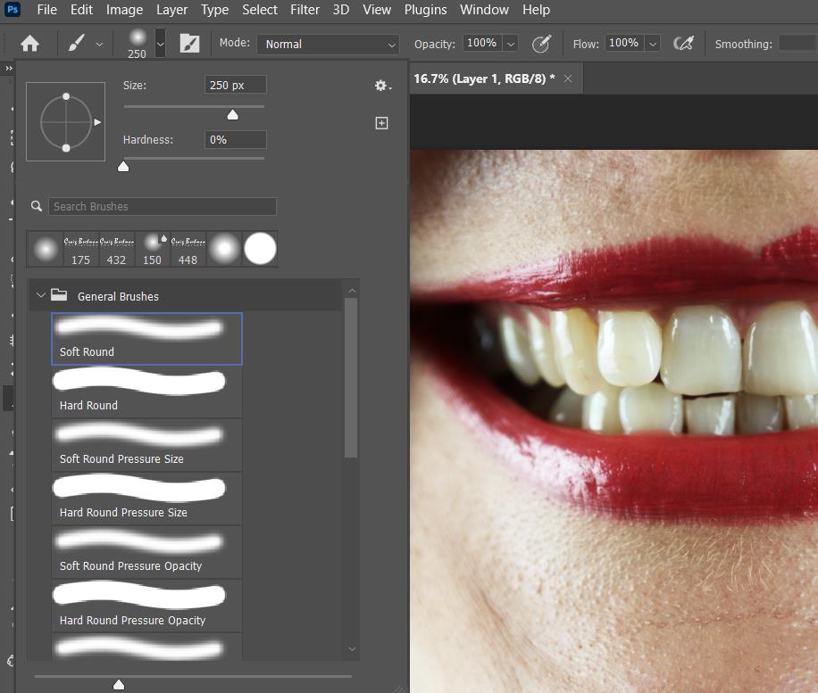 Tanden bleken in Photoshop: 3 eenvoudige methoden