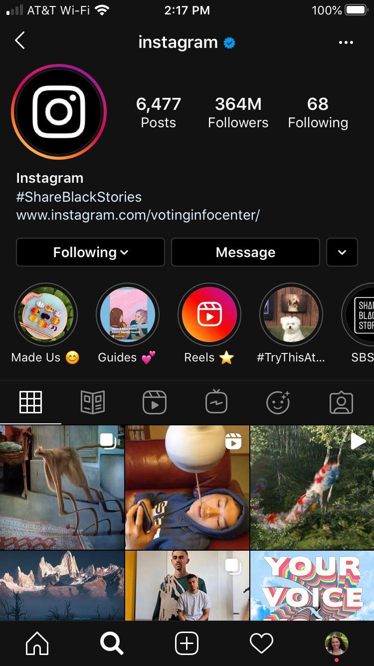 Cách tải Chế độ tối trên Instagram