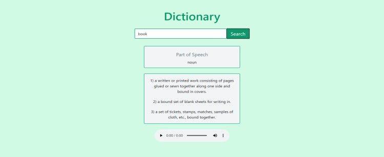 Aprenda a construir una aplicación de diccionario simple usando JavaScript